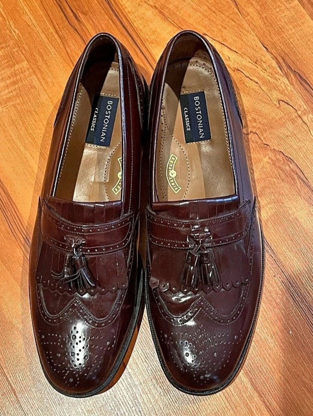Bostonian 20378 Tassel Loafers Brown US 13M